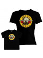 Set Rock duo t-shirt pour maman Guns N' Roses & t-shirt Enfant
