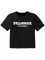 T-shirt Bébé Rock drummer in training