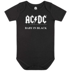 Body Bébé AC/DC Baby in black é Metal body Bébés AC/DC