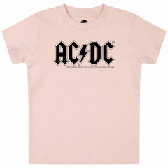 ACDC Baby-T-Shirt rosa - (Logo)