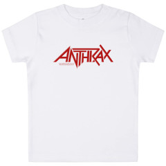 Anthrax Baby t-shirt White - (Logo Red) 