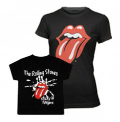 Set Rock duo t-shirt pour maman Rolling Stones & t-shirt Enfant
