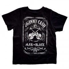 Johnny Cash T-shirt Enfant Man in Black