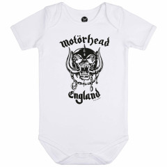 Motörhead Baby Body White - (England: Stencil)
