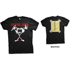 Pearl Jam Unisex Volwassen T-Shirt - (Stickman)