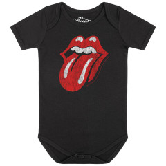 Rolling Stones Baby Romper Plastered Tongue