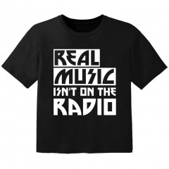 T-shirt Original Enfant real music isnt on the radio