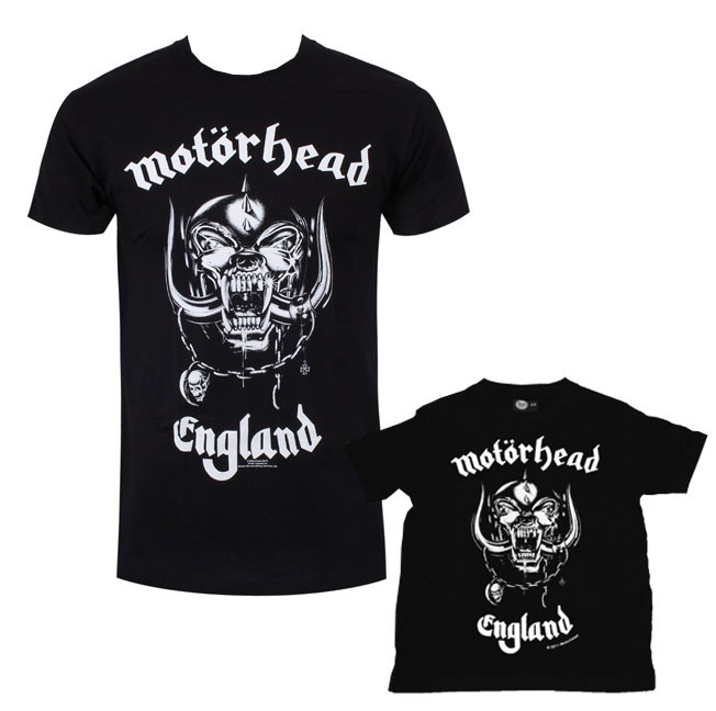 Set Rock duo t-shirt pour papa Motörhead & t-shirt Enfant