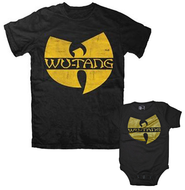 Set Rock duo t-shirt pour papa Wu-Tang Clan & Wu-Tang Clan body Bébé