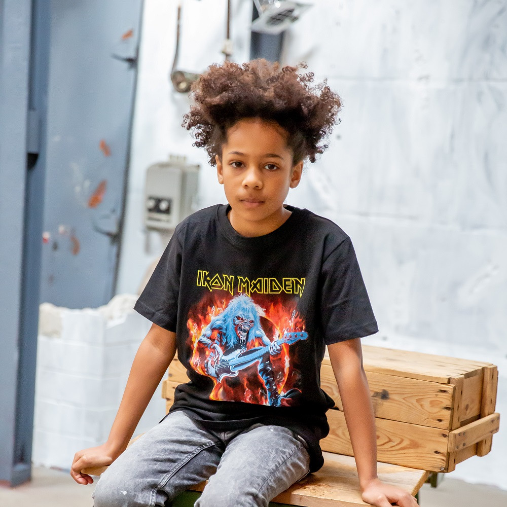 Iron Maiden t-shirt Enfant FLF Metal-Kids fotoshoot