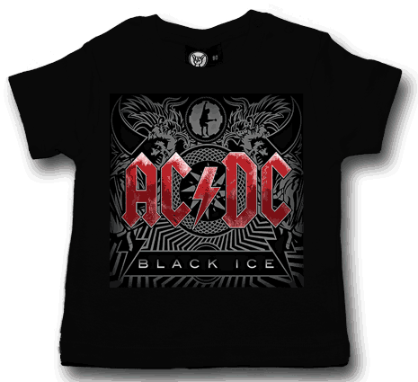 AC/DC t-shirt Bébé Black Ice Metal-Kids