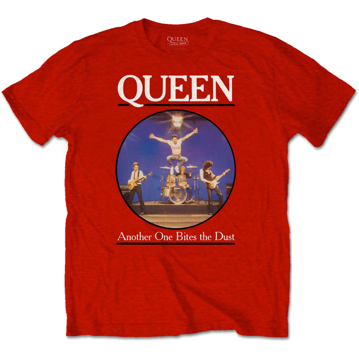Queen Kids T-Shirt: (Another Bites The Dust) - Red