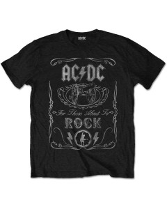 AC/DC Kids T-Shirt - (Vintage Cannon) Black