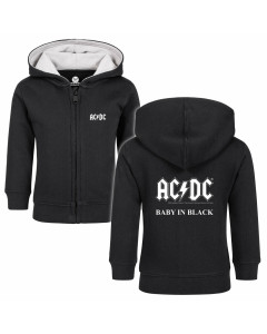 AC/DC Baby zip-hoody: Baby In Black