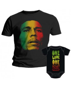 Set Rock duo t-shirt pour papa Bob Marley & Bob Marley body Bébé