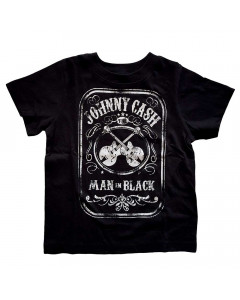 Johnny Cash T-shirt Enfant Man in Black