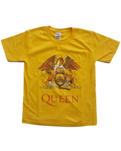Queen Kinder T-Shirt - (Classic Crest) Yellow