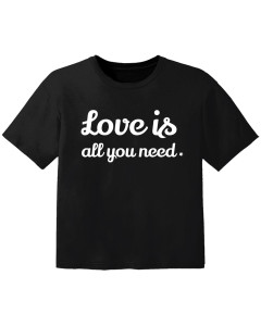 T-shirt Rock original pour enfants - love is all you need