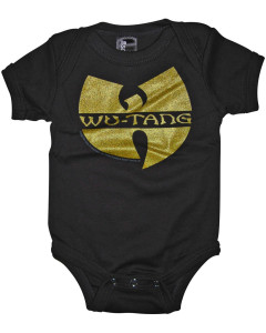 Body bébé Wu-tang Clan- (Logo pailleté)